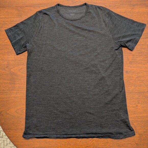 Taylor Stitch The Merino Tee Heather Black Size 42 – Merino Wool Blend - Picture 1 of 5